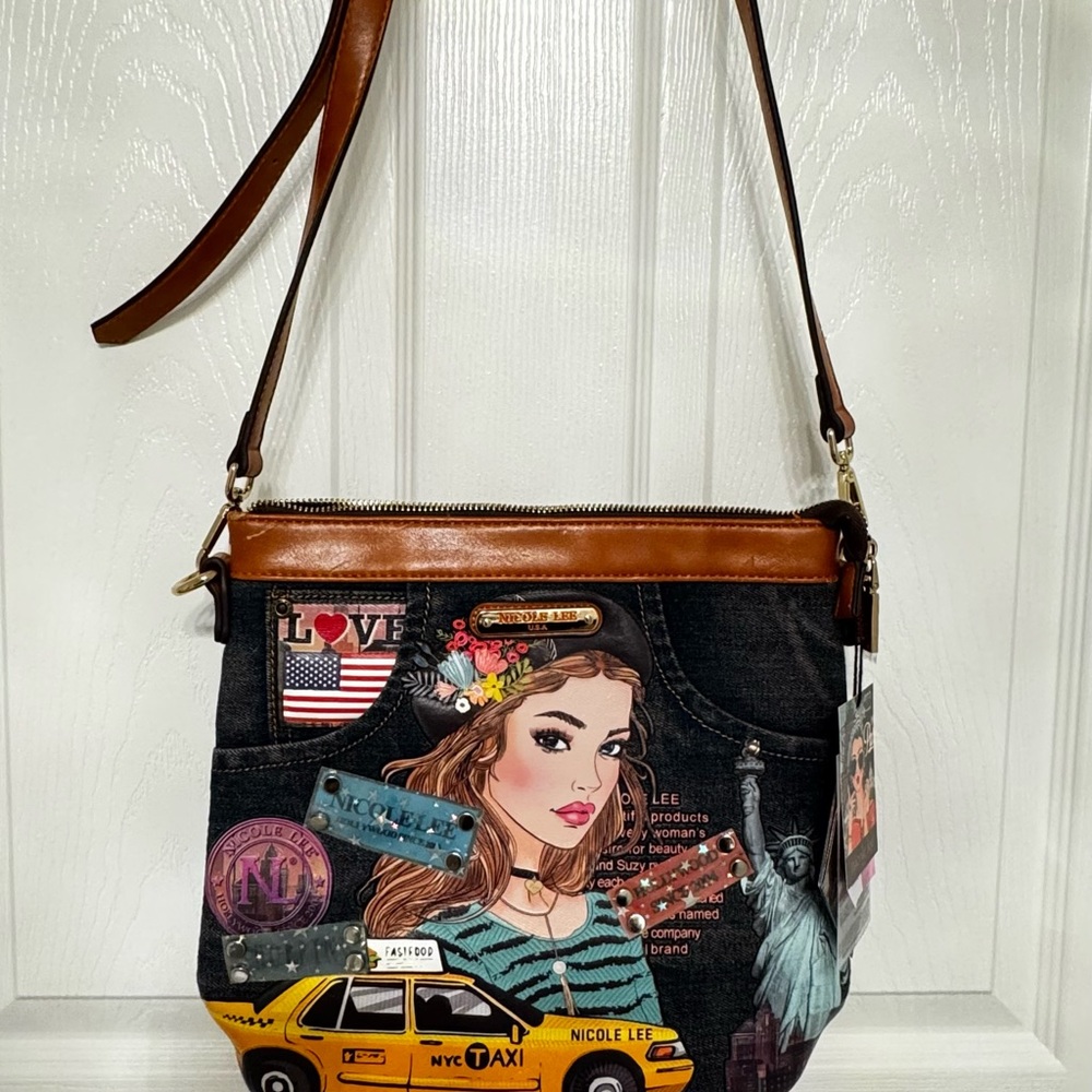 Nicole Lee Multicolor Crossbody Bag